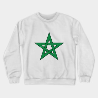 Morocco - Moroccan Flag Crewneck Sweatshirt